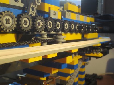 Seilwegführ-Einrichtung der Einfahrtsseite