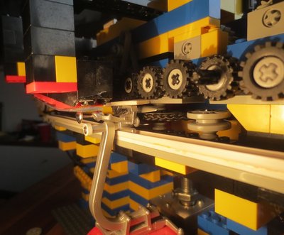 Geöffnete Klemme, Auskuppeln.