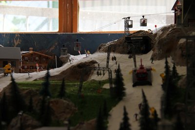 im Hintergrund die Hochalmbahn, bei mir eine Gruppenumlaufbahn