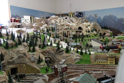 Anlage vom Eckbauer in Richtung Zugspitze