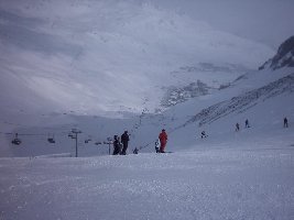 Super Piste: Double M vom Gletscher nach Val Claret. Im Bild: 4KSB Lanches
