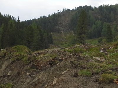 Lifttrasse zu erkennen