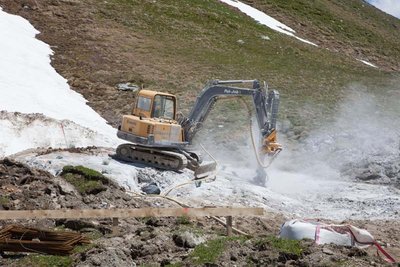 Bohrarbeiten Höhe ex-Stn. Grisch