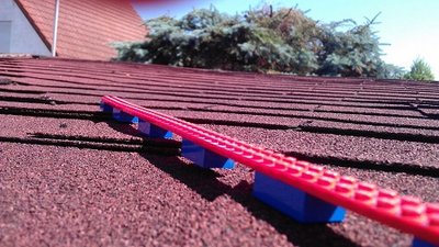 Schon nach ca. drei Stunden war das Förderband fertig und begann mit dem Probebetrieb