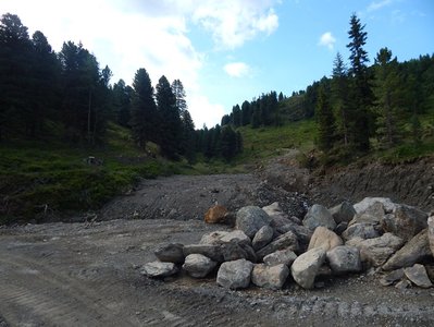 Piste Schafalm Mitte und neben Lifttrasse
