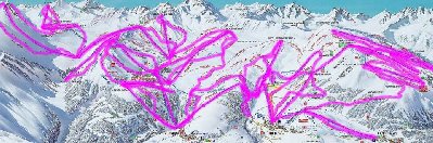 Und im Pistenplan eingezeichnet..