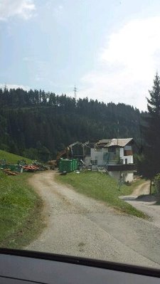 Abrissfortschritt Hopfgarten