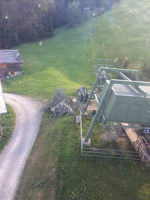 Aus Dorfbahn fotografiert