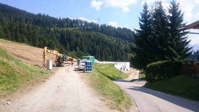 Abgetragene Talstation (Mittwoch)