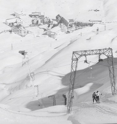 Der Brunnenkopflift in Betrieb