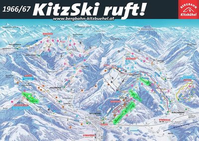 So müsste es 1966/67 ausgesehen haben - grün die Neubauten