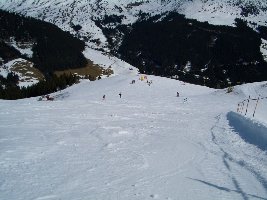 so um 11 häufte sich der Schnee schon so langsam an