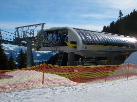 Gleich weiter rauf mit der 6SB Schneekar, meine Lieblingsbahn, modern großer Höhenunterschied und tolle Piste