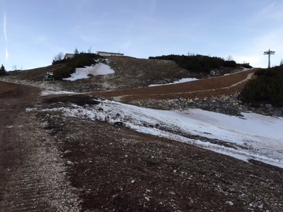 Kurz vor der Bergstation