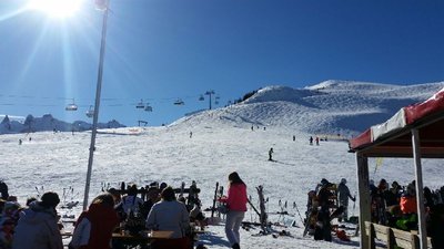 am Sonntag ist esa dann doch noch Skiwetter geworden
