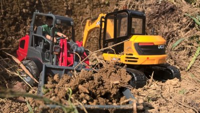 Auf der Baustelle geht es auch voran.