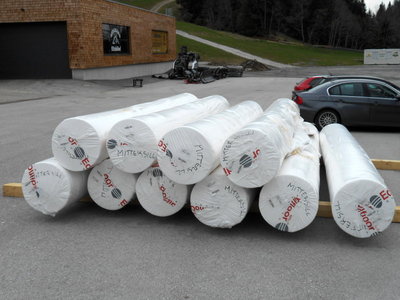 Matten für das Resterkogel-Schneedepot