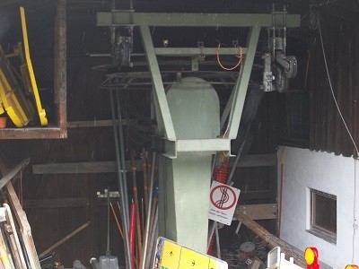 Gratlift Talstation, seitlicher Kardawellenantrieb Dieselmotor ( Alles noch da !)