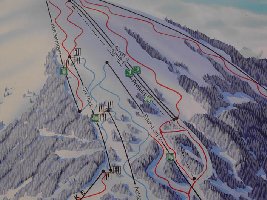 Pistentafel mit dem Projekt!