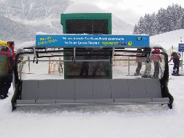 Der Sessel als Werbung!