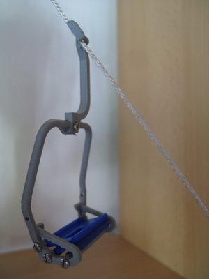 2er Sessel mit umgeklappter Lehne