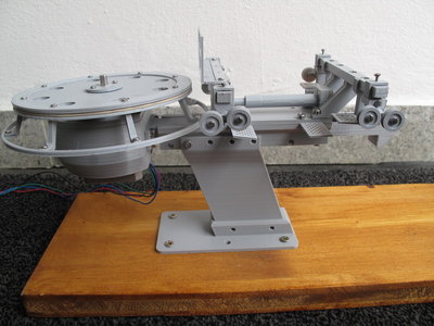 Bergstation mit eingebautem Seilscheibengummi für bessere Haftung