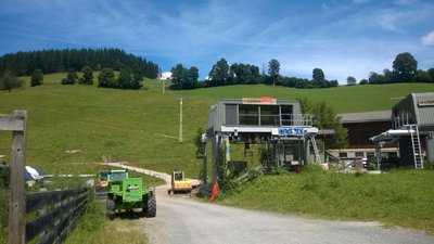 noch steht die Talstation ...