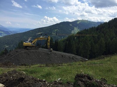 Aushubmaterial Bahnhof Talstation