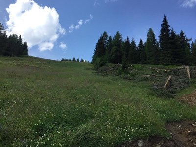 Verbreiterung Piste 9a