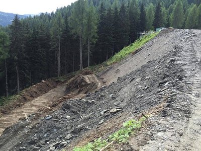 Im Bereich der Talstation entsteht ein großer Bereich zum abschwingen.