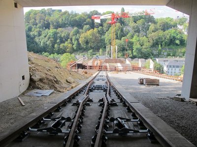 untere Weiche der südlichen Anlage