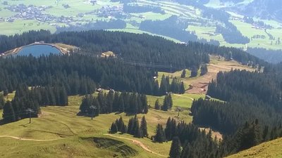 Leider unscharf, weil vom Gipfel aus gemacht.