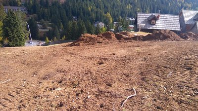 Grabungen an der Kanonenrohr-Abfahrt