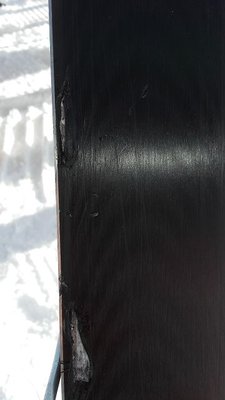 Das war  /   ist  mein neuer Ski gewesen....  nachdem ich den einzigen "dicken Stein" auf der schwarzen 14 B hinter einem Buckel entdekt hatte.... Dachte schon der Ski wäre schrott, aber der Service in Ischgl hat mir das Ding glatt und gut für einen 5 Euro Schein wieder fertig gemacht. Fazit:  Ein gelungenes Wochendes, leider ein Tag zu wenig für 860 Kilometer, wenn die Kinder nicht den anderen Tag zur Schule gemusst hätte, würde sich so was verrücktes sogar mal öfter lohnen.  Sollte ich mal einen Lift falsch benannt haben, bitte ich jetzt schon um Verzeihung.