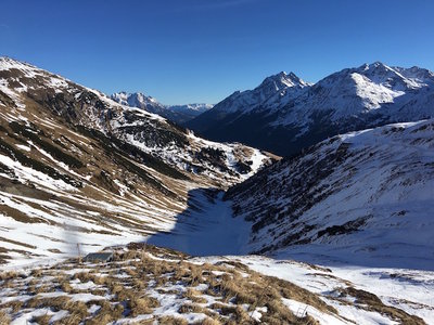 Steissbachtal, vor ein paar Jahren hatten wir hier mal einen Whiteout wg. Schnee und Nebel...