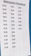 Buszeiten vom Flexenhäusel