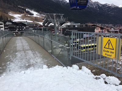 Rendl Talabfahrt - Brücke noch schneefrei, soweit bin ich aber eh nie gekommen