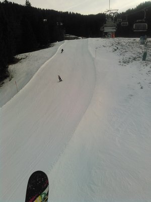 Schürmeisterhang, ab da wird es wieder breiter und besser