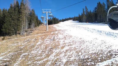 Schönberg KSB &amp; Piste 8 im untersten Abschnitt