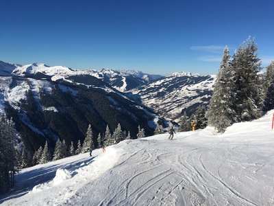 Anfang der Piste