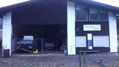 Dient jetzt als Garage