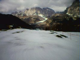 Blick nach Corvara