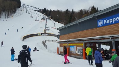 Kappe: Anfangs perfekt, später recht aufgewühlt und teilweise eisig.