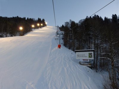 In der Gudiberg DSB, mit Grüße aus Garmisch