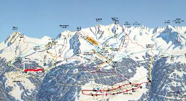 Pistenplan ab 2003/2004 ohne den Skilift &amp;quot;Illhorn 1&amp;quot;, aber mit erweitertem Pendelbus-Verkehr zur Talstation der DSB &amp;quot;Tsapé&amp;quot; (rot eingezeichnet)!