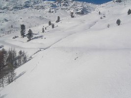 Alter und neuer Talstationsbereich &amp;quot;Chiesso&amp;quot;.