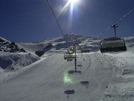 Segg. Sass Bece und perfekte Pisten am 2.4.05 (Canazei)