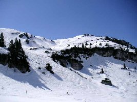 Buckelpiste an der Jägeralpbahn