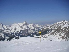 Blick vom Saloberkopf zurück zum Bregenzerwald
