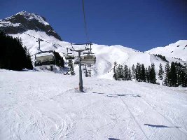 Steffisalpbahn mit Piste